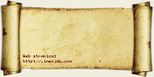 Isidora Krnojelac vizit kartica